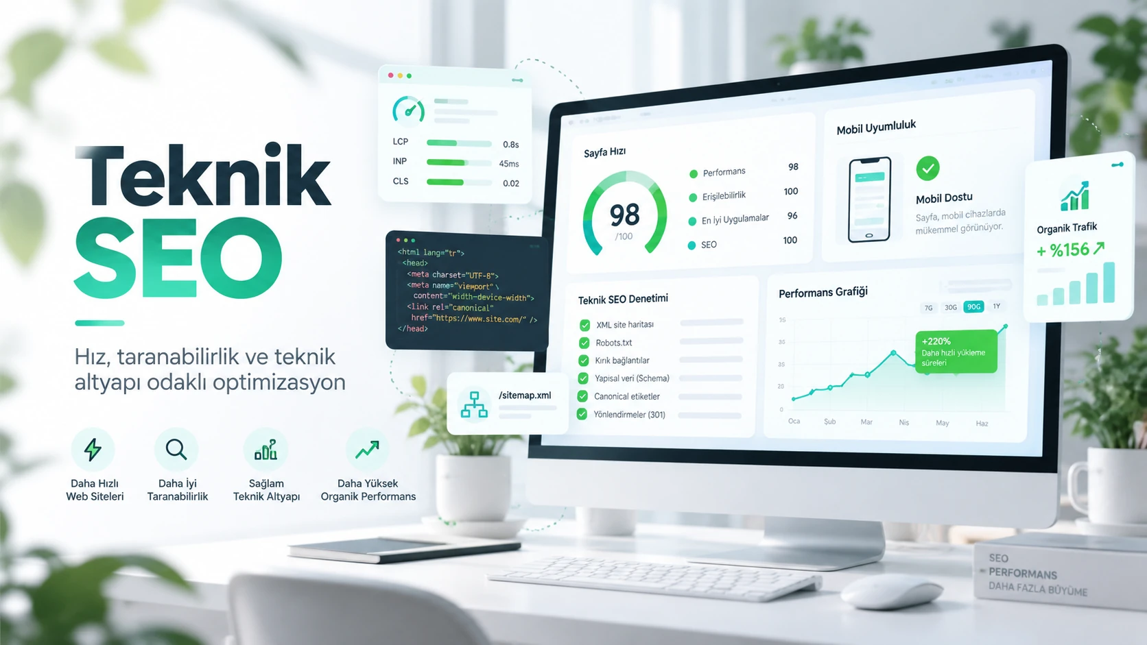 Teknik SEO ve SEO uyumlu web sitesi kontrolü